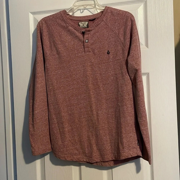 Volcom men’s long sleeve henly t-shirt size small - Picture 1 of 9